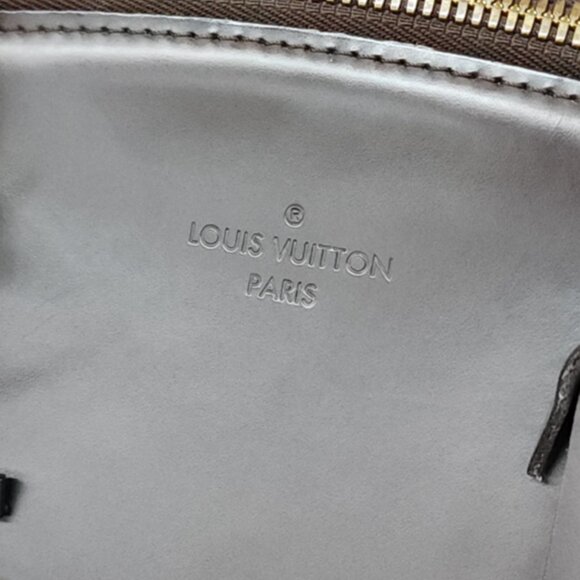 Authentic Louis Vuitton Verona GM Damier Ebene Brown Coated Canvas Handbag - Picture 5 of 10